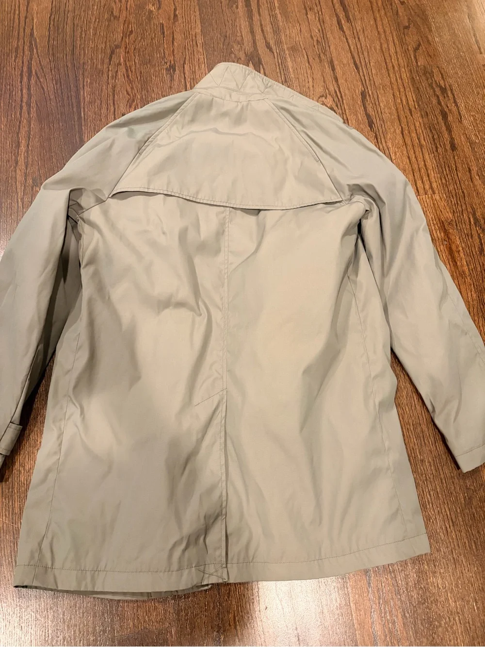 Banana Republic Light green Single-Breasted Trench Coat
